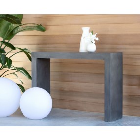  SUNPAN Axle Console Table - Grey - Lifestyle
