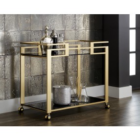 Sunpan Avondale Bar Cart - Lifestyle