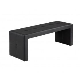 SUNPAN Lester Bench - Black, Frontview 2