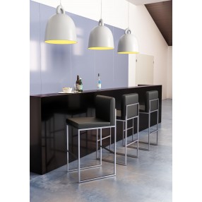 Zuo Modern Genoa Barstool Gray - Lifestyle