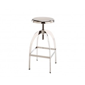 Colby Adjustable Stool - Chrome