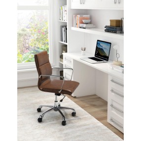 Zuo Modern Ithaca Office Chair Vintage Brown - Lifestyle