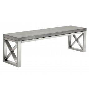  Sunpan Catalan Bench - Angled View