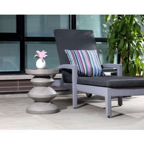 Sunpan Athen End Table - Anthracite Grey - Lifestyle