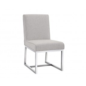 SUNPAN Miller Dining Chair - Marble/Quarry, Angled View