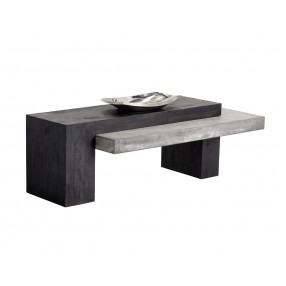 Sunpan Zoron Coffee Table - Rectangular - With Decor