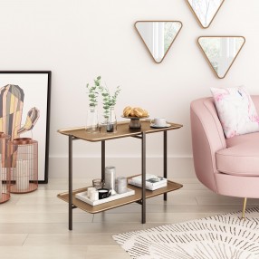 Zuo Modern Benjamin Coffee Table Brass - Lifestyle