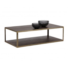 Sunpan Mara Coffee Table - Rectangular - Lifestyle
