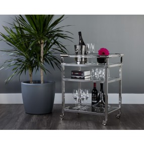 Sunpan Margo Bar Cart - Lifestyle