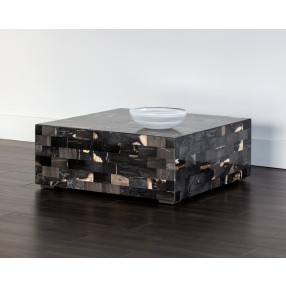 Sunpan Midnight Coffee Table - Lifestyle