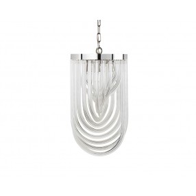 SUNPAN Kepler Chandelier - Small - Clear, Frontview 