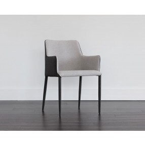 SUNPAN Renee Dining Armchair - Armour Grey / Dark Slate, Lifestyle 2
