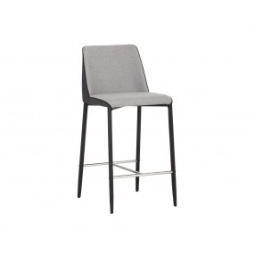 SUNPAN Renee Counter Stool - Armour Grey / Dark Slate, Frontview