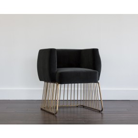 Sunpan Gala Dining Armchair - Shadow Grey - Lifestyle