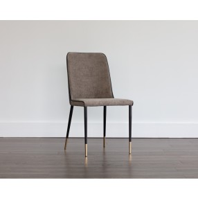 Klaus Dining Chair - Sparrow Grey / Napa Black - Lifestyle