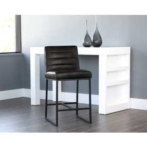 Spyros Counter Stool - Coal Black - Lifestyle