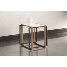 Sunpan Garnet End Table - Lifestyle
