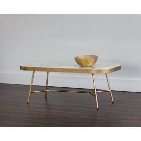 Sunpan Memphis Coffee Table - Rectangular - Lifestyle