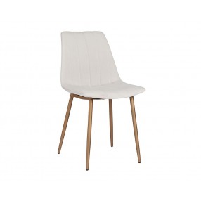 SUNPAN Drew Dining Chair - Champagne Gold - Antonio Linen, Frontview