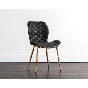 SUNPAN Lyla Dining Chair - Champagne Gold - Antique Black, Lifestyle