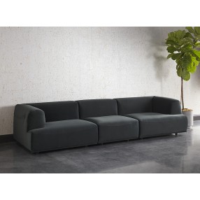 Darren Modular - Right Armchair - Smokescreen - Lifestyle