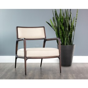 Sunpan Damien Lounge Chair - Dillon Cream - Lifestyle