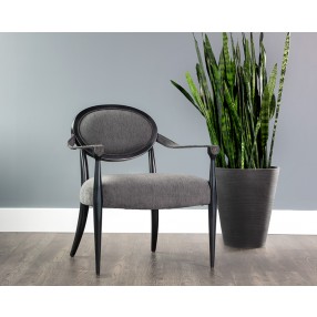 Vanleet Lounge Chair - Polo Club Kohl Grey - Lifestyle