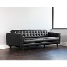 Sunpan Donnie Sofa - Coal Black - Lifestyle