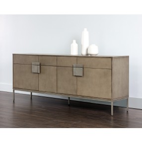 Jade Sideboard - Antique Silver - Ash Grey - Lifestyle