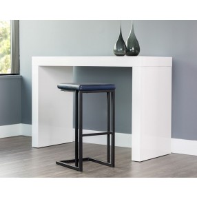 Sunpan Boone Barstool - Black - Bravo Admiral, Bravo Cognac, Bravo Cream, Champagne Gold - Onyx, Lifestyle
