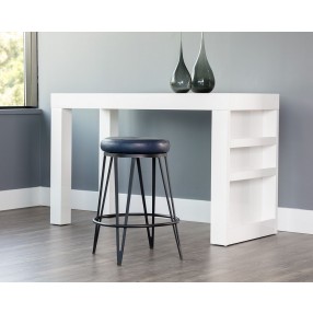 SUNPAN Matthews Swivel Counter Stool - Black - Bravo Admiral, Black - Bravo Cognac, Black - Bravo Cream, Black - Bravo Metal, Champagne Gold - Onyx, Lifestyle