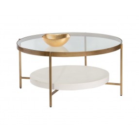 Sunpan Gia Coffee Table - With Decor
