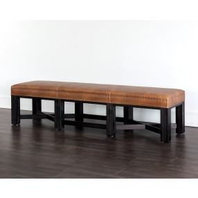 Brixton Bench - Tobacco Tan - Lifestyle 