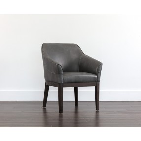 Dorian Dining Armchair - Overcast Grey - Liiefstyle