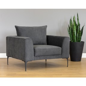 Virgo Armchair - Polo Club Kohl Grey - Lifestyle