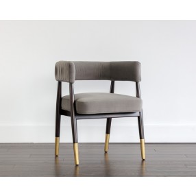 Sunpan Callem Dining Armchair - Front Side View