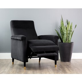 Rupert Recliner - Abbington Black - Lifestyle