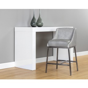 Dalary Counter Stool - Bravo Metal / Polo Club Stone - Lifestyle
