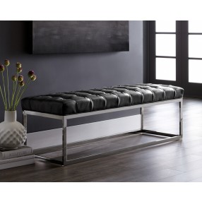 Sutton Bench - Cantina Magnetite - Lifestyle