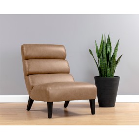 Sunpan Ellison Lounge Chair - Marseille Camel - Lifestyle