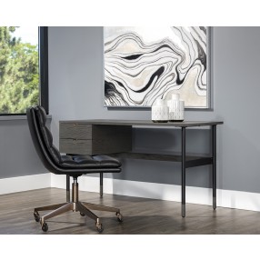 Sunpan Clark Desk In Grey - Lifestyle