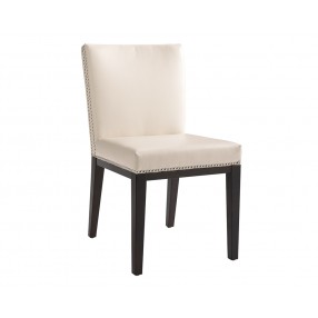 Vintage Dining Chair - Castillo Cream - Angled View