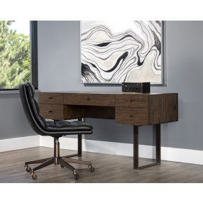 KD002 Modern Office Desk by J&M in White Matte