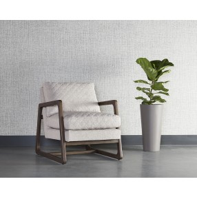Sunpan Catalano Lounge Chair in Graph Fog - Lifestyle