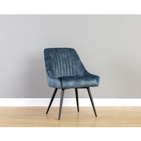 Sunpan Chardon Dining Chair in Nono Petrol - Lifestyle