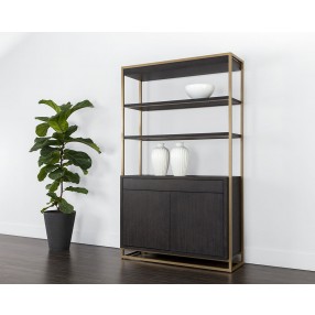 Sunpan Baldessara Bookcase - Lifestyle