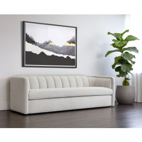 Sunpan Birrit Sofa in Alaska Noble Grey - Lifestyle