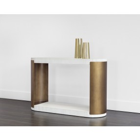 Sunpan Cavette Console Table - Lifestyle