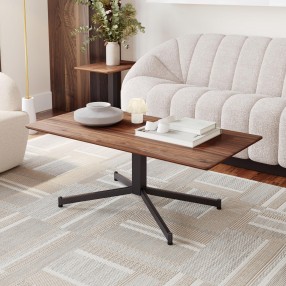 Zuo Modern Mazzy Coffee Table Brown - Lifestyle