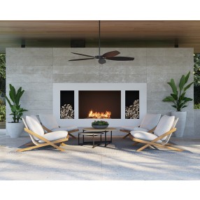 Sunpan Amalfi Coffee Table - Small Grey set View